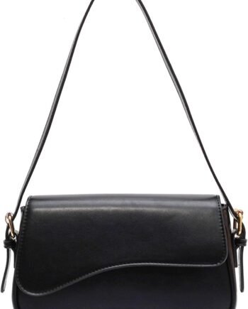 Shoulder Bag for Women  Trendy Purse Vegan  Hobo Handbags Clutch Saddle Bag with 2 Removable Strap