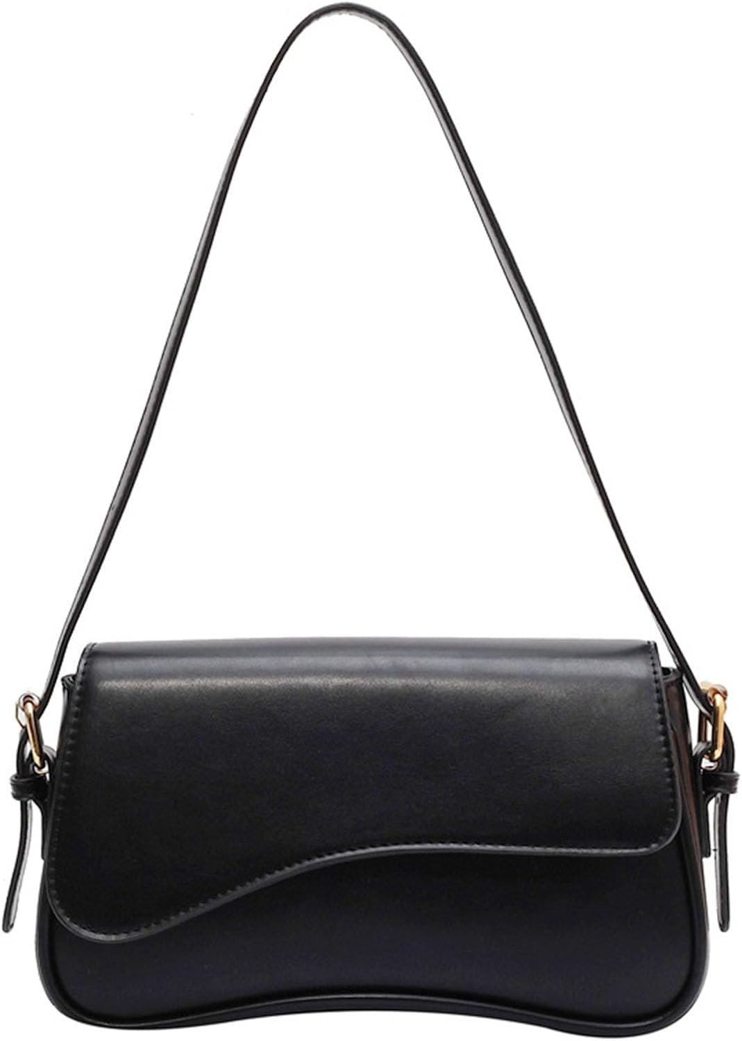 Shoulder Bag for Women Trendy Purse Vegan Hobo Handbags Clutch Saddle Bag with 2 Removable Strap