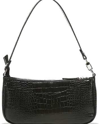 Retro Classic Clutch Shoulder Tote HandBag with Zipper Closure Purse for Women