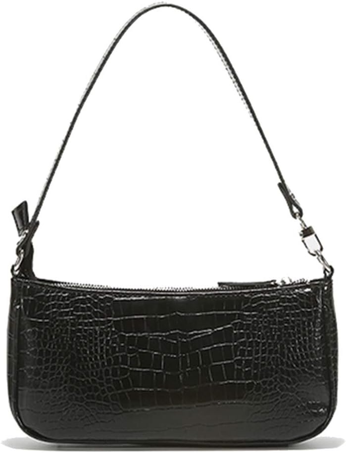Retro Classic Clutch Shoulder Tote HandBag with Zipper Closure Purse for Women