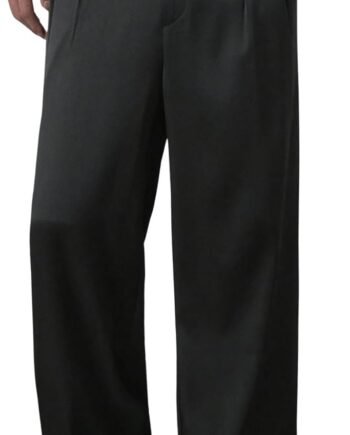 Men's Baggy Wide Leg Dress Pant Straight Leg Suit Pant Lightweight Modern Fit Business Trousers