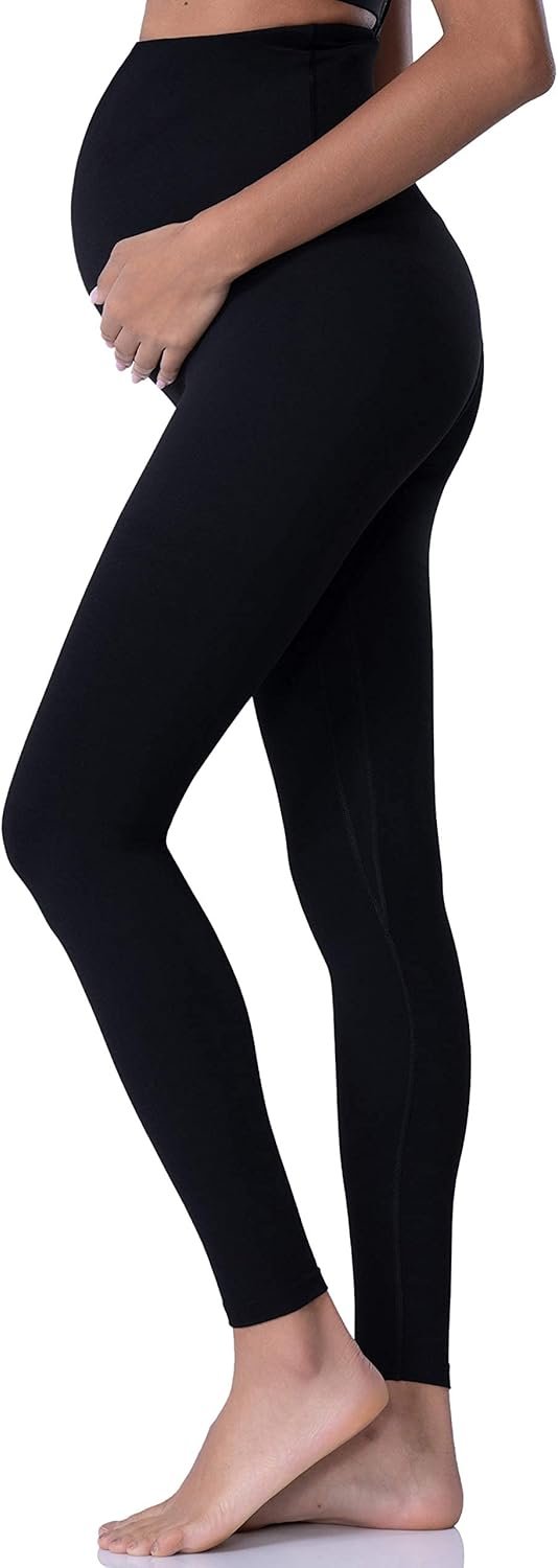 Women's Maternity Leggings Over The Belly Pregnancy Yoga Pants Active Wear Workout Leggings