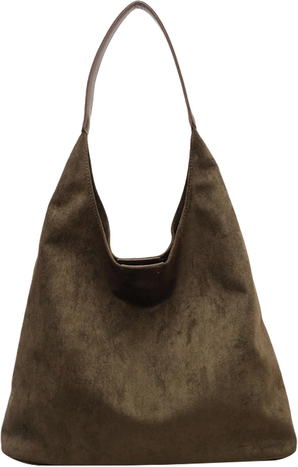 Tote Bags for Women Suede Handbag Work Slouchy Bag Shoulder Hobo Bag Office Tote Handbag