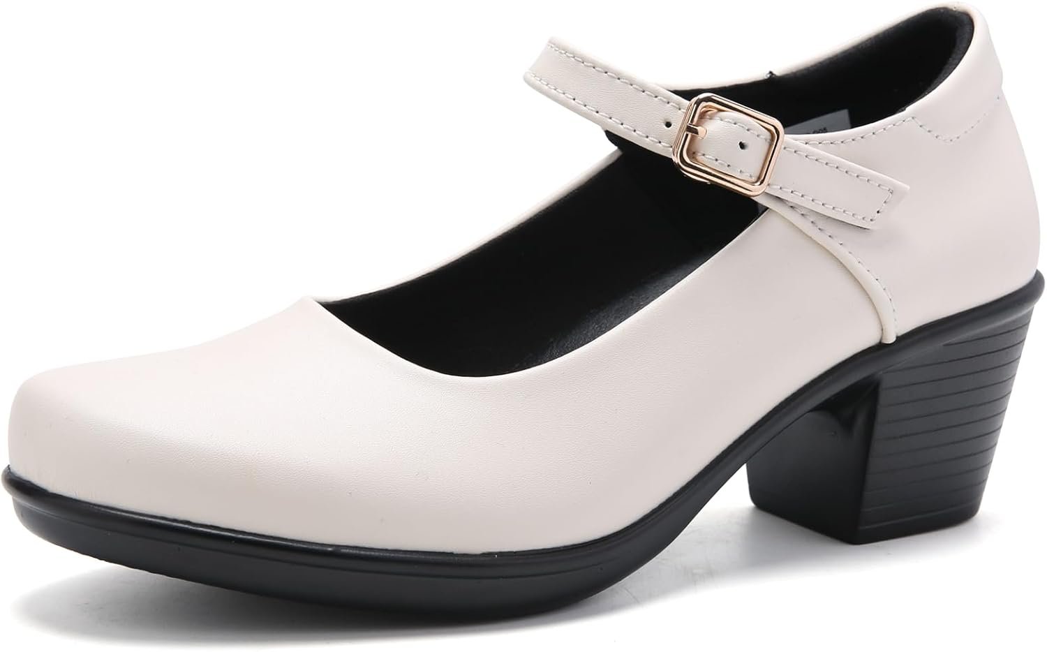 Women's Pumps Mary Jane Chunky Heels for Women Shoes
