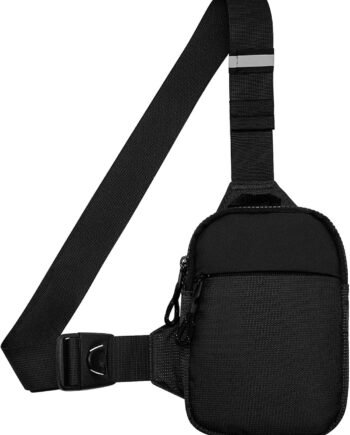 Mini Sling Bag - Men Women Small Waterproof Crossbody Bag Casual Phone Chest Bag for Travelling Hiking