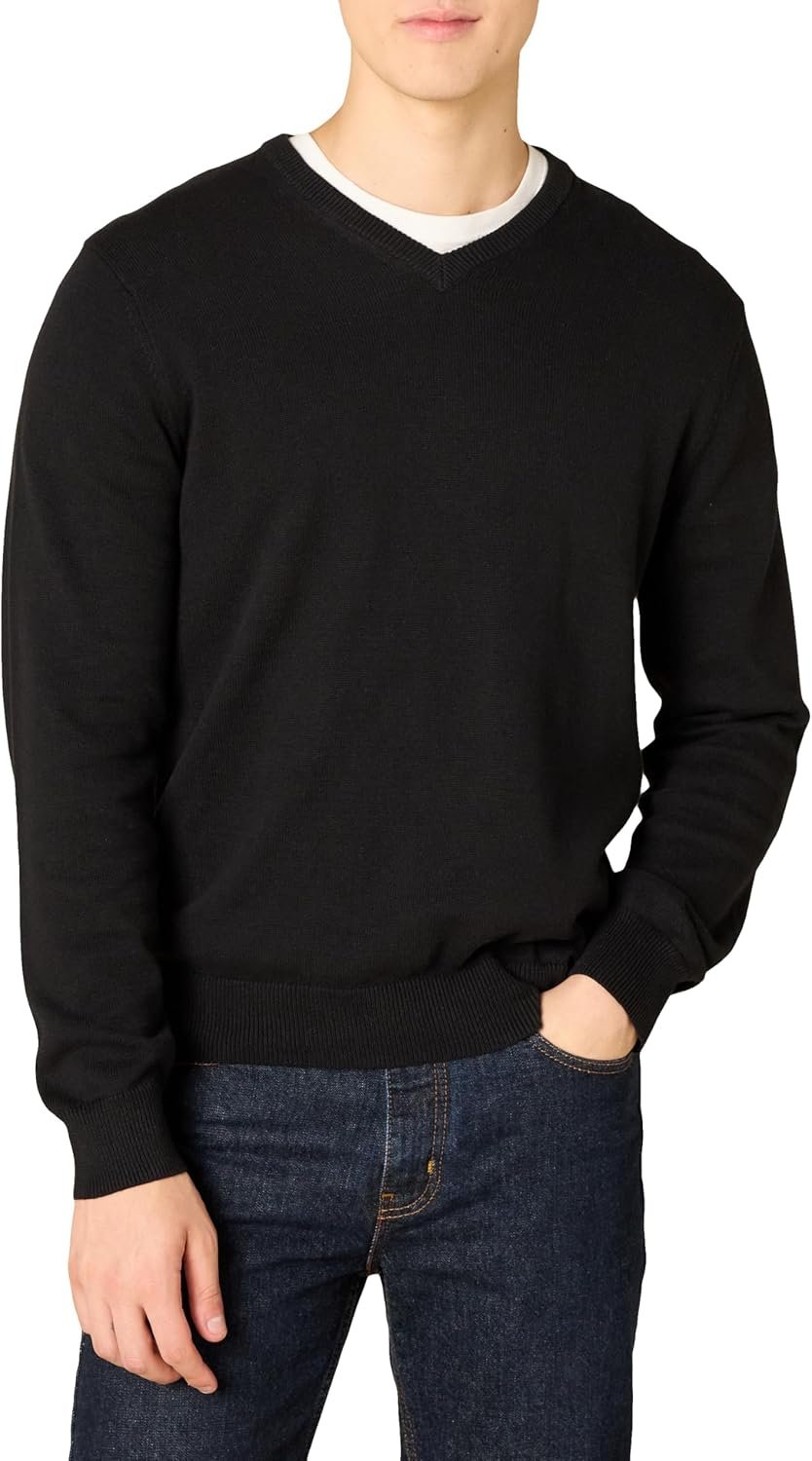 Men's V-Neck Pullover Sweater (Available in Big & Tall)