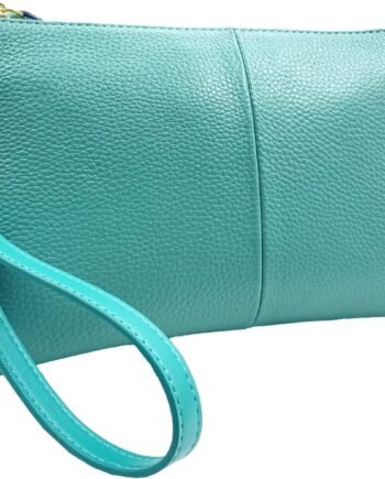 Leather Wristlet Wallet Clutch Purses For Women Small Crossbody Phone Bags
