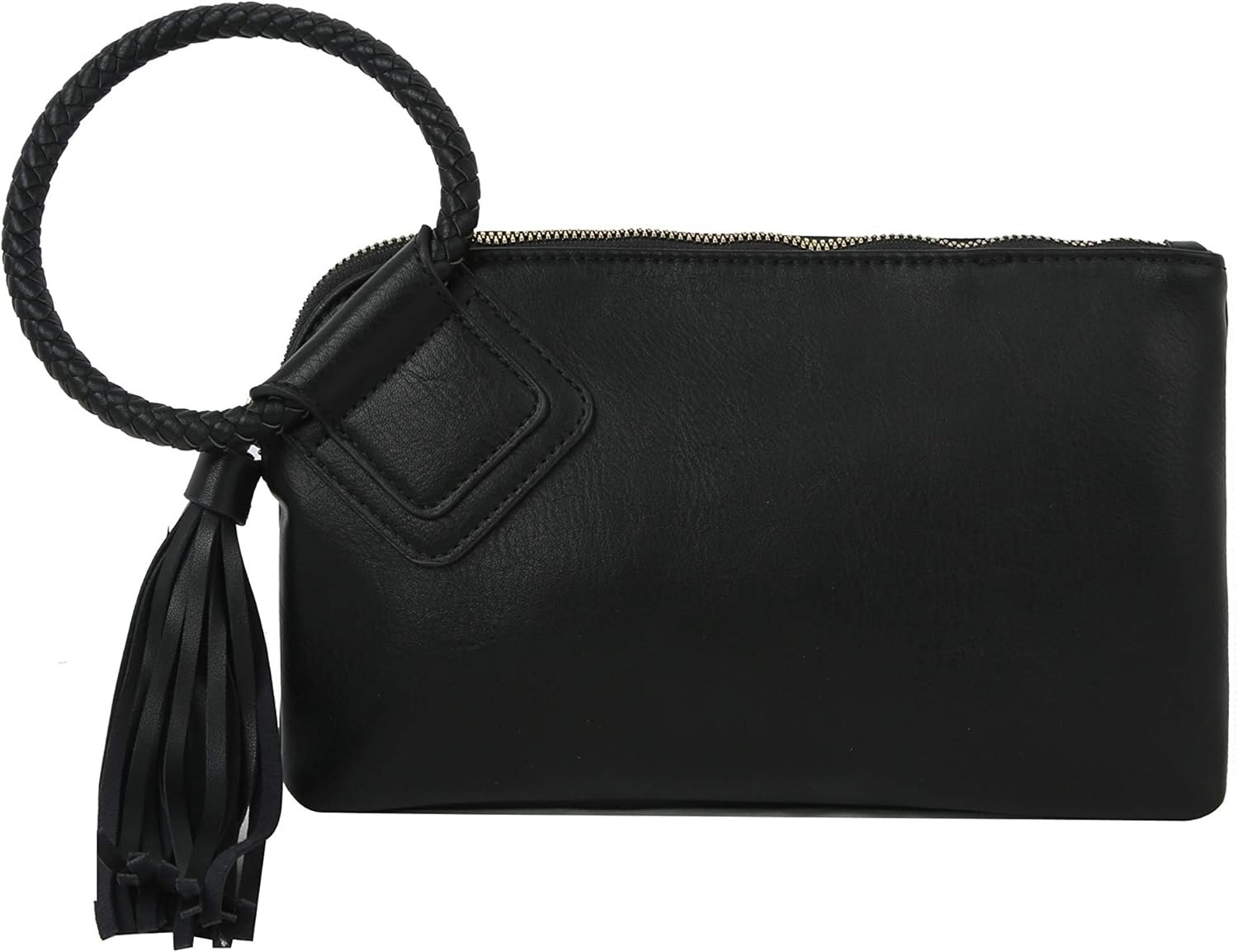 Womens Clutch Purse Wristlet Wallet Evening w/Hand Strap Casual Formal Vegan Leather -