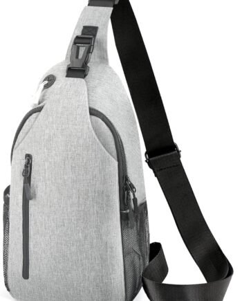Crossbody Sling Bag for Women & Men, Waterproof Sling Backpack, Lightweight Shoulder Chest Bag for Hiking, Travel