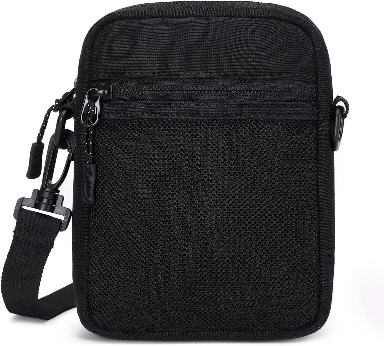 Mini Messenger Bag Crossbody Bag for Men Women, Water Resistant Small Sling Shoulder Satchel Purse for Travel Work
