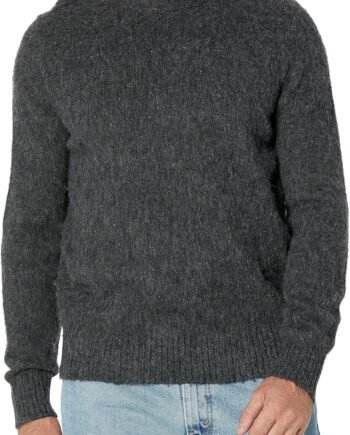 Mens Brushed Wool Crew Neck Sweater