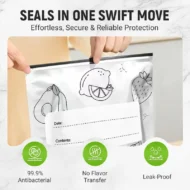 🍗Buy 2 Get 1 Free 🥦Reusable Aluminum Foil Sealable Storage Bags - Image 5