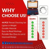 📢📢60%  OFF !! ⏰Nut & Bolt Thread Checker Kit for Inspection of Fixed Bolts or Threaded Holes - Image 4