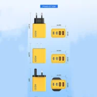 120W 4-Port Fast Charger Block - Image 23
