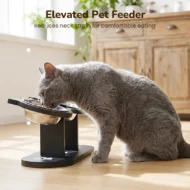 Anti-Slip Elevated 3-Bowl Pet Feeder - Image 11