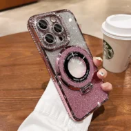 🎁2025 HOT SALE🎉💝Glitter Rhinestones Magnetic iPhone Case with Invisible Stand - Image 8
