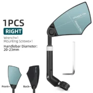 360° Adjustable Handlebar Bike Mirror - Image 8