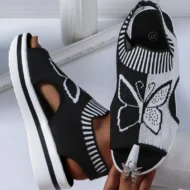 Women's Casual Peep-Toe Platform Beach Sandals - Image 11