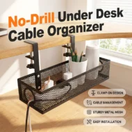 Under Desk Cable Organizer