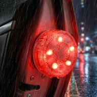 Universal Car Door LED Warning Magnetic Sensor Flashing Lights - Image 2
