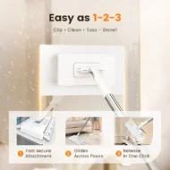 🧹Disposable Dust Mop with 4 Reusable Cloths - Image 13