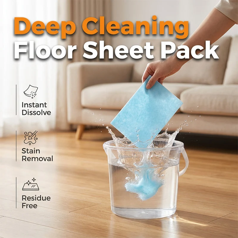 🥳2026 HOT SALE🥳💞50K+ SOLD!🧽30-Pieces Multi-Effect Floor Cleaning Sheets