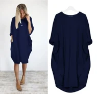 🔥Autumn Sale 49% OFF - Long Sleeve Casual Loose Pocket Dress🎁Buy 3 Pay 2 - Image 12
