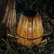 Solar Powered Rattan Lantern Light - Image 2