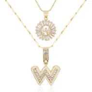🎁New Year Sale 50% OFF💖2 Pack - Initial Letter Pendant Necklaces - Image 36