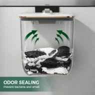 Large Capacity Wall-Mounted Trash Can - Image 5