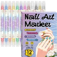 🥳2026 HOT SALE!!💞50K+ SOLD!✨💅🖌️Dual‑Tip Nail Art Pens - Image 11