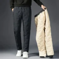 Unisex Warm-Lined Jogging Pants - Image 9