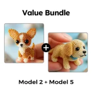 Colorful Beaded 3D Dog Model Kit - Image 14