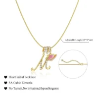 🎁2026 Mother's Day Gifts 50% Off--💖3-Layering Initial A-Z Letter Pendant Necklaces - Image 2