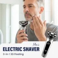 ⏳LIMITED TIME: 50% OFF! 🏆Men's 3-in-1 3D Floating Electric Shaver