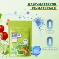 100 pieces. Food-grade elastic food cover - Antibacterial