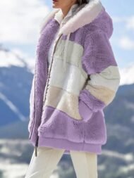 🔥Early Winter Sale-49% Off🎅Contrasting Padded Coat🐑 - Image 10