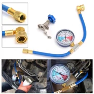 🔧 50% OFF NOW! ❄️ R134a AC Refrigerant Charging Hose with Gauge – Leak-proof, easy read & compatible with cars, trucks or home AC – safe DIY recharge 🚗 - Image 4