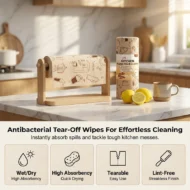 🔥Hot Sale 50%off🏆Top Rated 🧽Antibacterial Tear-Off Wipes for Wet & Dry Use