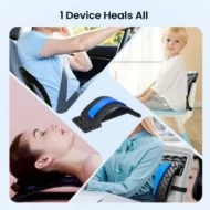 Magnetic Lumbar Stretcher – Acupressure Massage, Portable Design & Relieves Back Pain 🧘‍♂️✨ - Image 5