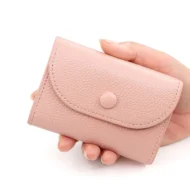 🔥Best Christmas present ever🎁🎄Fashion Lychee Pattern PU Leather Short Wallet with Convenient Snap Button - Image 14