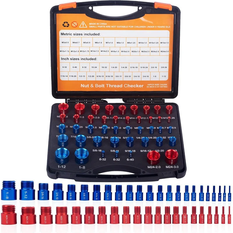 📢📢60%  OFF !! ⏰Nut & Bolt Thread Checker Kit for Inspection of Fixed Bolts or Threaded Holes