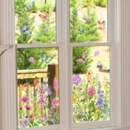 💐Time-limited Special💞Colorful Floral Bouquet Window Sticker🖼️(Cut to size freely) - Image 2