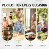 🍗Buy 2 Get 1 Free 🥦Reusable Aluminum Foil Sealable Storage Bags - Image 8