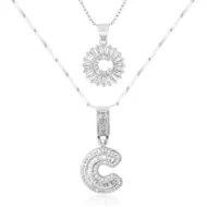 🎁New Year Sale 50% OFF💖2 Pack - Initial Letter Pendant Necklaces - Image 27
