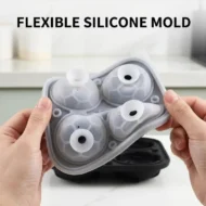 📢📢50% OFF!! ⏰ Silicone Soccer Ball Ice Cube Tray – 5.5 cm Cubes, Slow-Melting, Leak-Proof Design, 4 Colors, Perfect for Game Nights & Cocktails 🥂 - Image 4