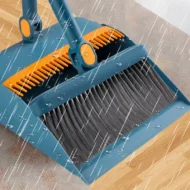 Stand-Up Dustpan Set with 180° Rotating Broom - Image 14