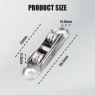 80/88 Zinc Alloy Pulley for PVC Windows & Doors - Image 9