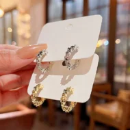 [Best Gift For Her] Premium Design C-Shaped Earrings - Image 6