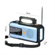 Solar Hand-Crank Emergency Weather Radio - Image 7